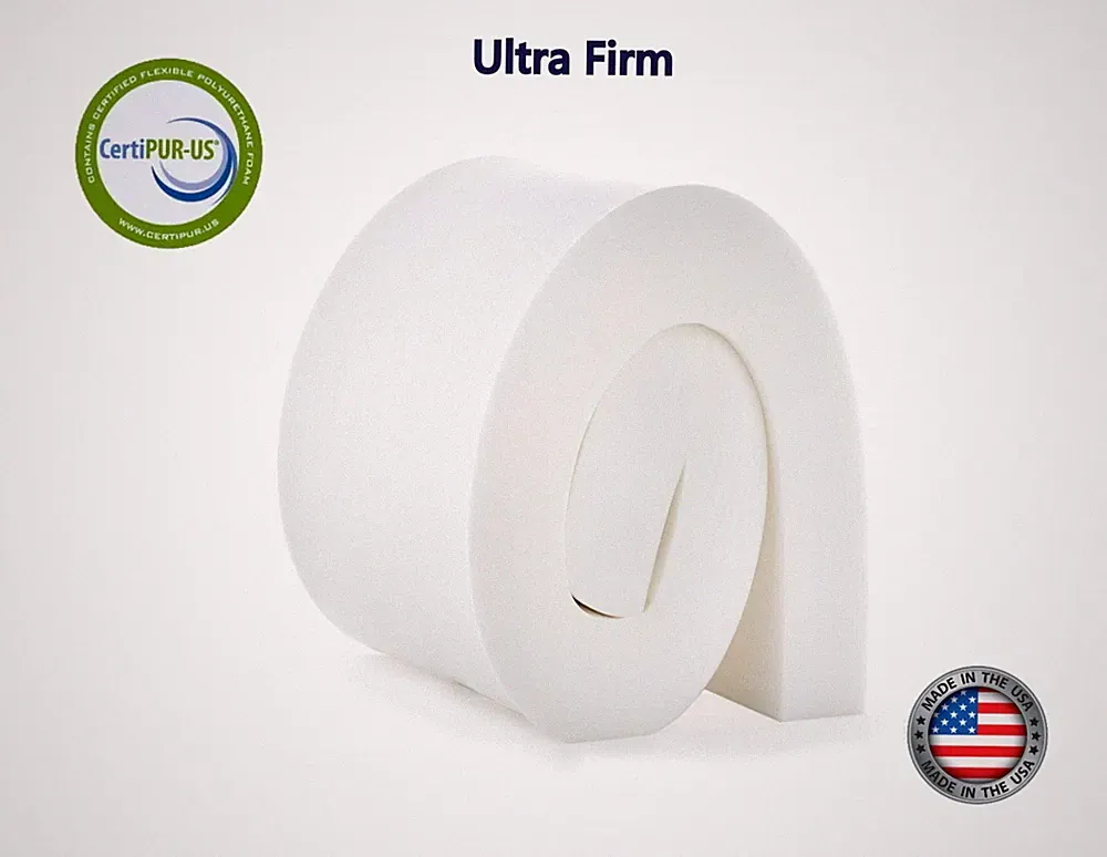 High Density Upholstery Foam (Ultra Firm) 3"x24"x80" 52ILD Foam Seat Cushions