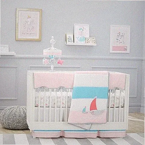 Just Born Sail Into Your Dreams 6-Pc Crib Bedding Set Inclu*New*