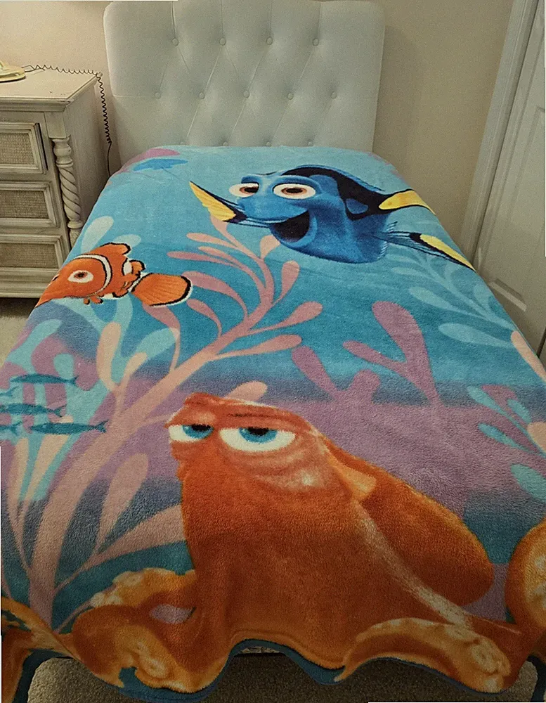 Lot Of 2 Finding Dory Nemo Twin - Bedspreads Bedding Disney Blanket Nautical