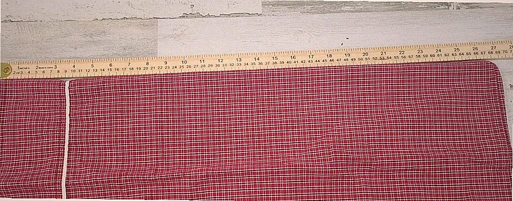 Nautica 2 Red Plaid Standard Pillowcases 100% Cotton Ocean Coastal
