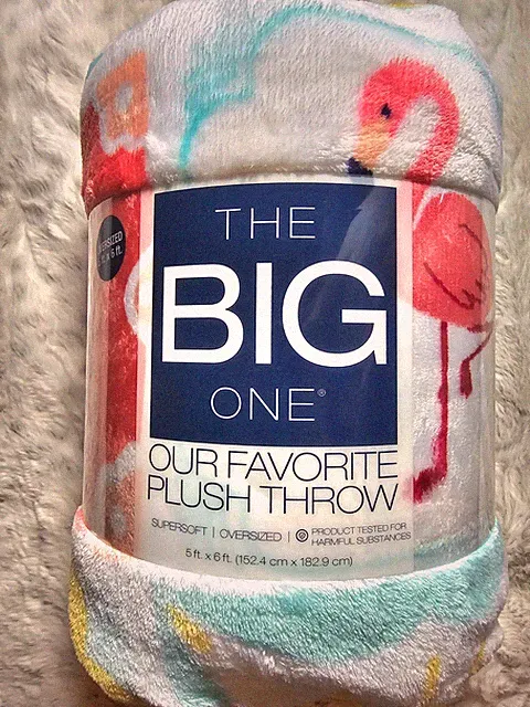 NWT- COASTAL Beach Holiday 5x6 ft Oversized THROW BLANKET The Big One®