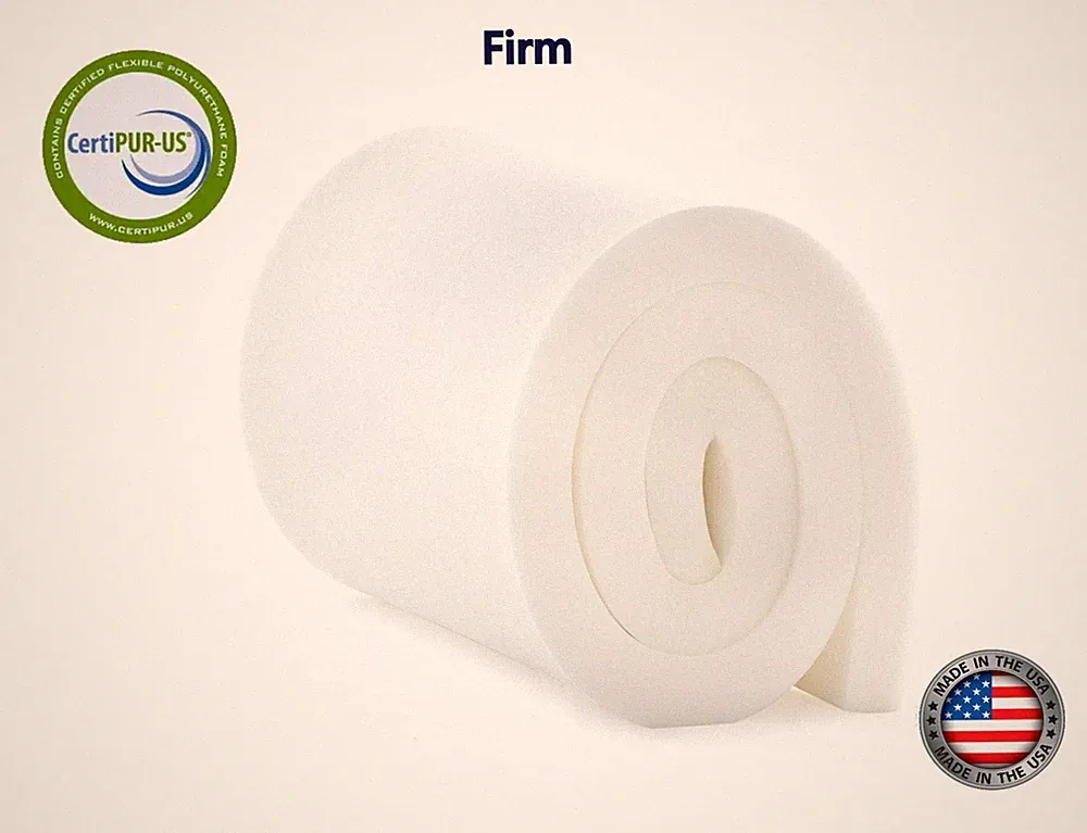 Upholstery Foam Cushion 2"x 24"x 80" (Firm) 1.8 lb/per cubic ft density 48lb-ILD