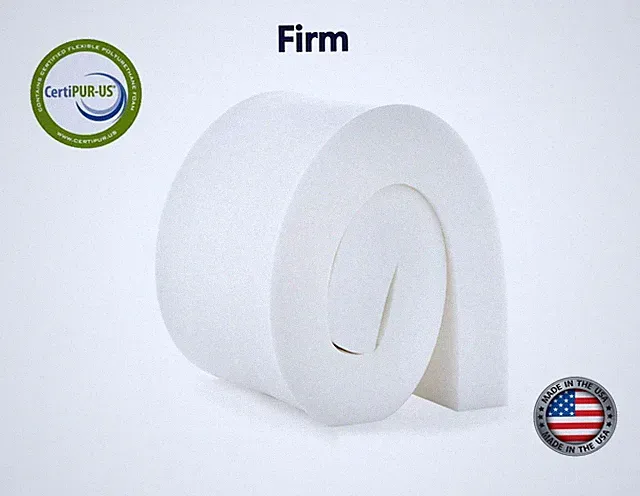 Upholstery Foam Cushion 3"x 22"x 80" (Firm) 1.8 lb/per cubic ft density 48lb-ILD